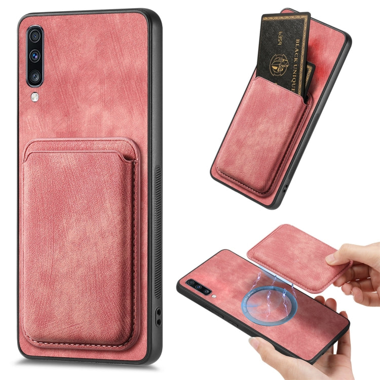 Retro Leather Card Bag Magnetic Phone Case