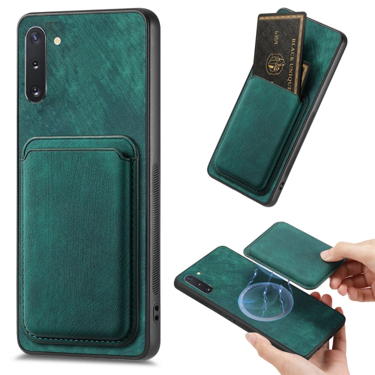 Retro Leather Card Bag Magnetic Phone Case