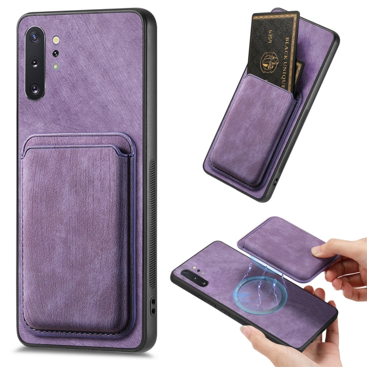 Retro Leather Card Bag Magnetic Phone Case