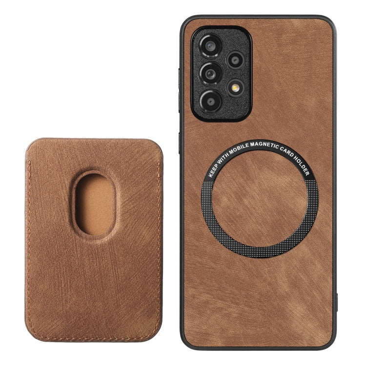 Retro Leather Card Bag Magnetic Phone Case