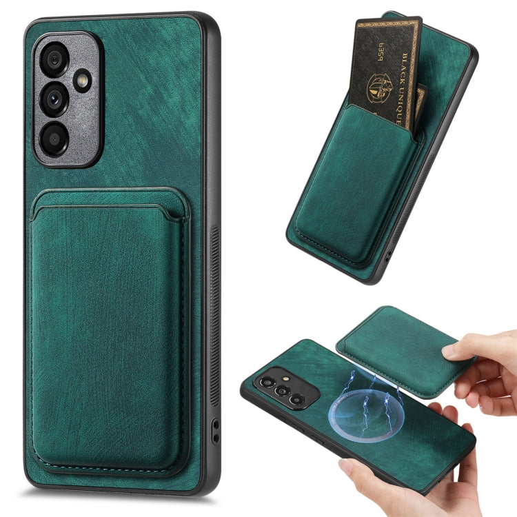 Retro Leather Card Bag Magnetic Phone Case