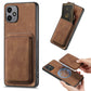 Retro Leather Card Bag Magnetic Phone Case