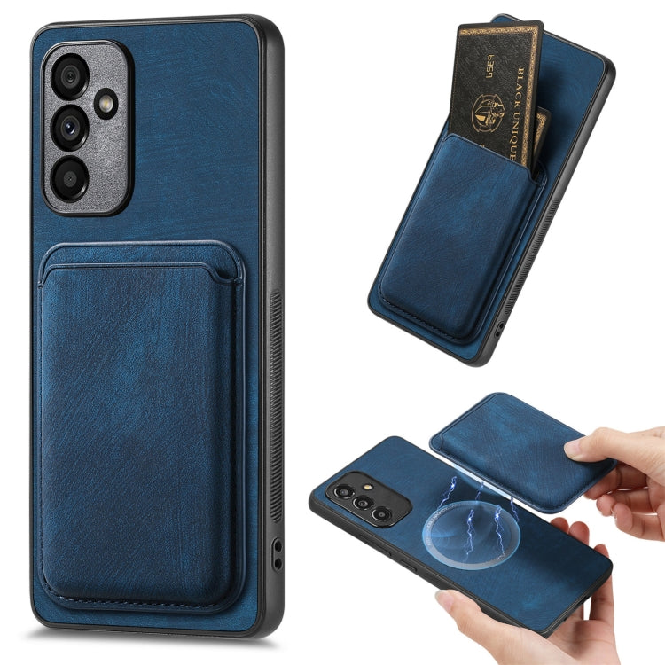 Retro Leather Card Bag Magnetic Phone Case