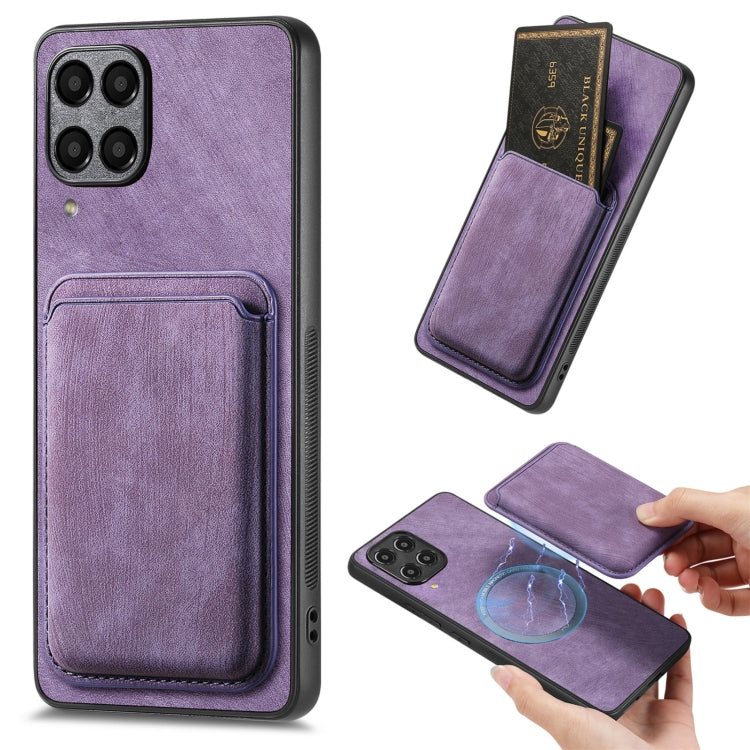 Retro Leather Card Bag Magnetic Phone Case