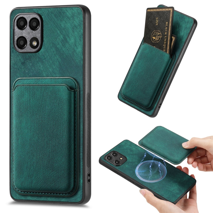 Retro Leather Card Bag Magnetic Phone Case