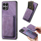 Retro Leather Card Bag Magnetic Phone Case