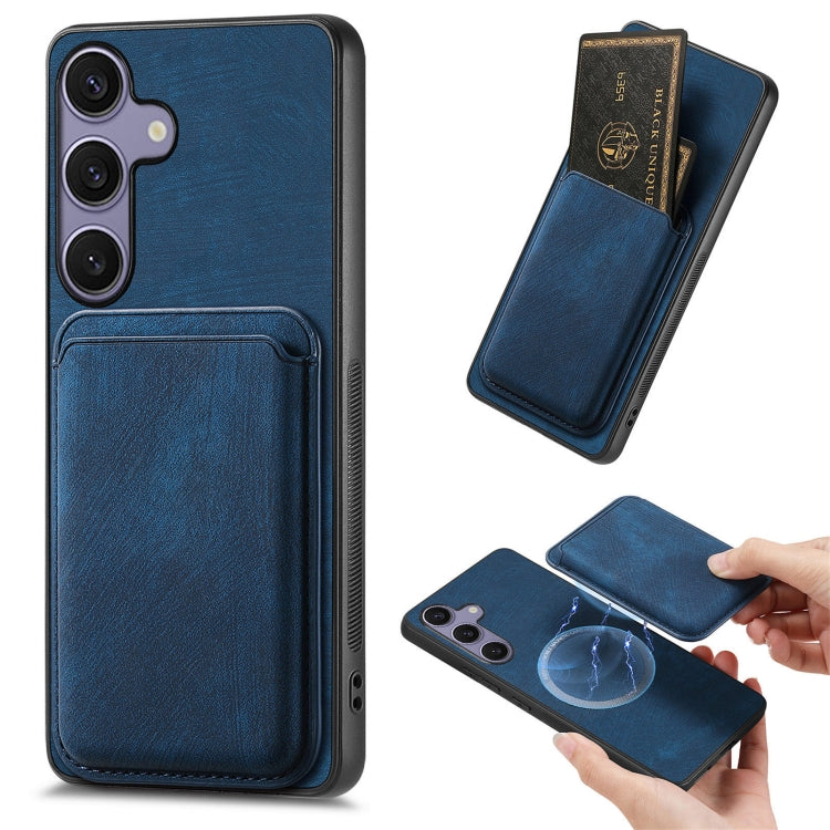 Retro Leather Card Bag Magnetic Phone Case