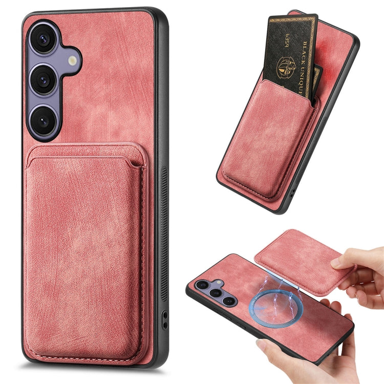 Retro Leather Card Bag Magnetic Phone Case