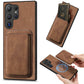 Retro Leather Card Bag Magnetic Phone Case