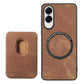 Retro Leather Card Bag Magnetic Phone Case