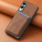 Retro Leather Card Bag Magnetic Phone Case