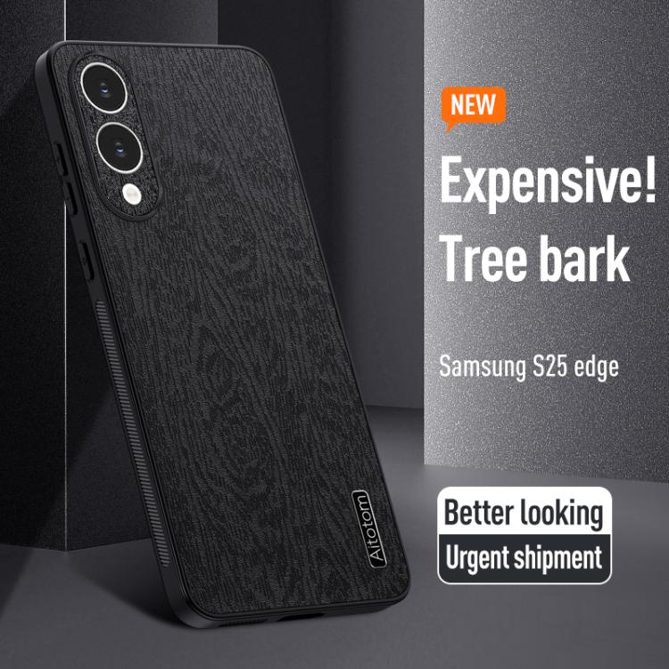Tree Bark Leather Shockproof Phone Case, For Samsung Galaxy S25 Edge 5G, For Samsung Galaxy A26 5G, For Samsung Galaxy A36, For Samsung Galaxy A16 4G, For Samsung Galaxy A06 4G, For Samsung Galaxy S24 FE 5G, For Samsung Galaxy M55, For Samsung Galaxy A...