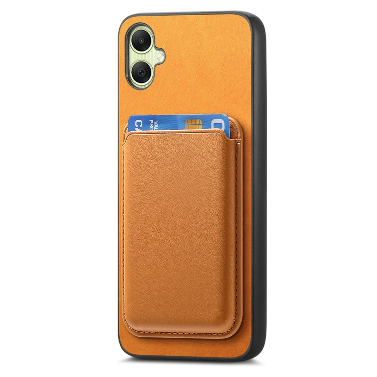 Retro Magsafe Card Bag PU Back Cover Phone Case