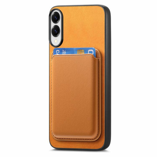 Retro Magsafe Card Bag PU Back Cover Phone Case