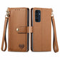 Love Zipper Lanyard Leather Phone Case