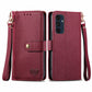 Love Zipper Lanyard Leather Phone Case