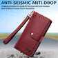 Love Zipper Lanyard Leather Phone Case
