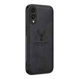 Deer Head Cloth Skin All-inclusive Phone Case, For Samsung Galaxy S25 Edge 5G, For Samsung Galaxy A56 5G, For Samsung Galaxy A26 5G, For Samsung Galaxy A36, For Samsung Galaxy S25 5G, For Samsung Galaxy S25+ 5G, For Samsung Galaxy S25 Ultra 5G���������...