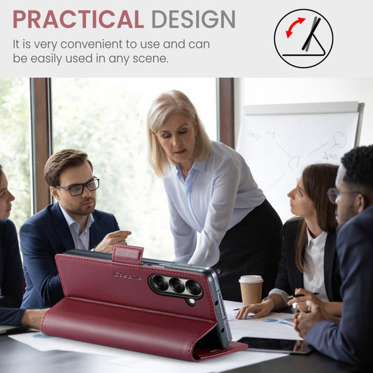 CaseMe 023 Butterfly Buckle Litchi Texture RFID Anti-theft Leather Phone Case