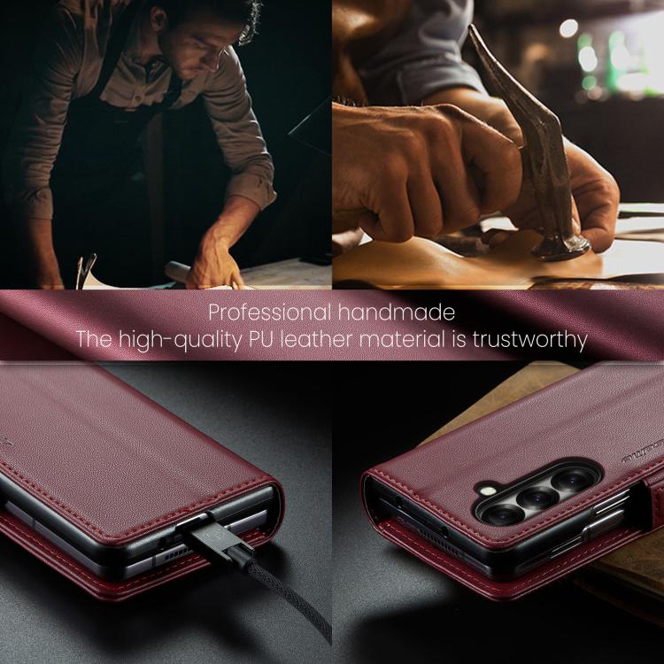 CaseMe 023 Butterfly Buckle Litchi Texture RFID Anti-theft Leather Phone Case