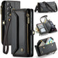 CaseMe C36 Card Slots Zipper Wallet RFID Anti-theft Leather Phone Case