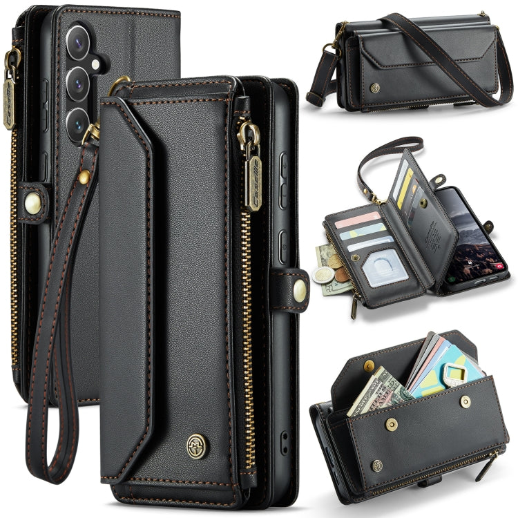CaseMe C36 Card Slots Zipper Wallet RFID Anti-theft Leather Phone Case
