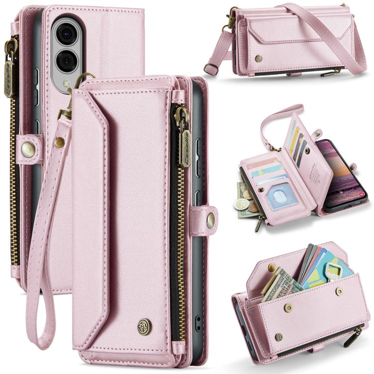 CaseMe C36 Card Slots Zipper Wallet RFID Anti-theft Leather Phone Case