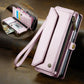 CaseMe C36 Card Slots Zipper Wallet RFID Anti-theft Leather Phone Case