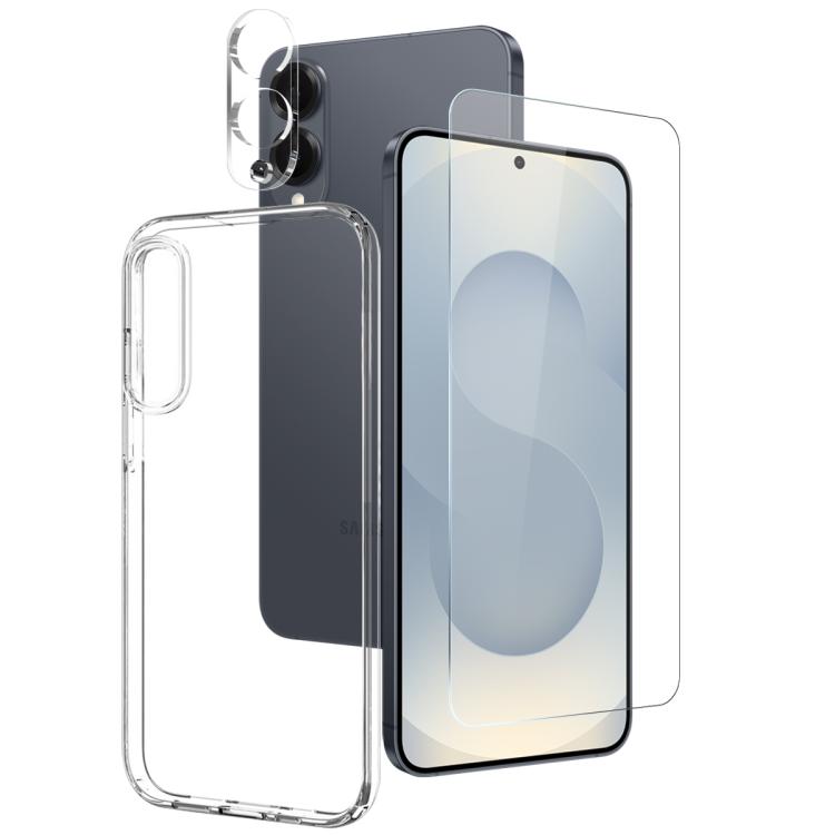 NORTHJO TPU Case with Screen and Lens Film, Support Fingerprint Unlock, For Samsung Galaxy S25 Edge 5G, For Samsung Galaxy S25 5G, For Samsung Galaxy S25+ 5G, For Samsung Galaxy S24 Ultra 5G, For Samsung Galaxy S24+ 5G, For Samsung Galaxy S24 5G�������...