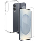 NORTHJO TPU Case with Screen Film, Support Fingerprint Unlock, For Samsung Galaxy S25 Edge 5G, For Samsung Galaxy S25 5G, For Samsung Galaxy S25+ 5G, For Samsung Galaxy S25 Ultra 5G, For Samsung Galaxy S24 Ultra 5G, For Samsung Galaxy S24+ 5G����������...