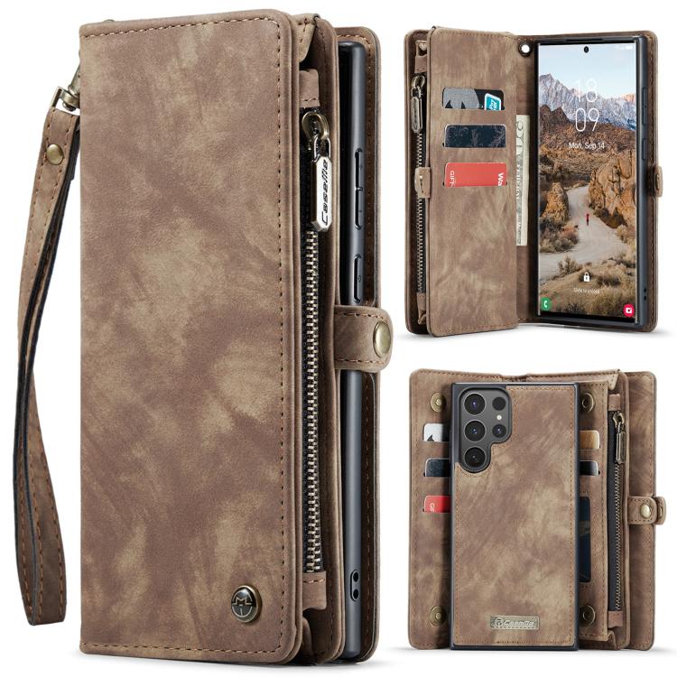 CaseMe 008 Detachable Multifunctional Leather Phone Case, For Samsung Galaxy Z Fold7, For Samsung Galaxy S25 Edge 5G, For Samsung Galaxy A56, For Samsung Galaxy A36, For Samsung Galaxy S25 5G, For Samsung Galaxy S25+ 5G, For Samsung Galaxy S25 Ultra 5G...