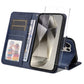 ENKAY Card Wallet Calf Texture Leather Phone Case with Screen Film