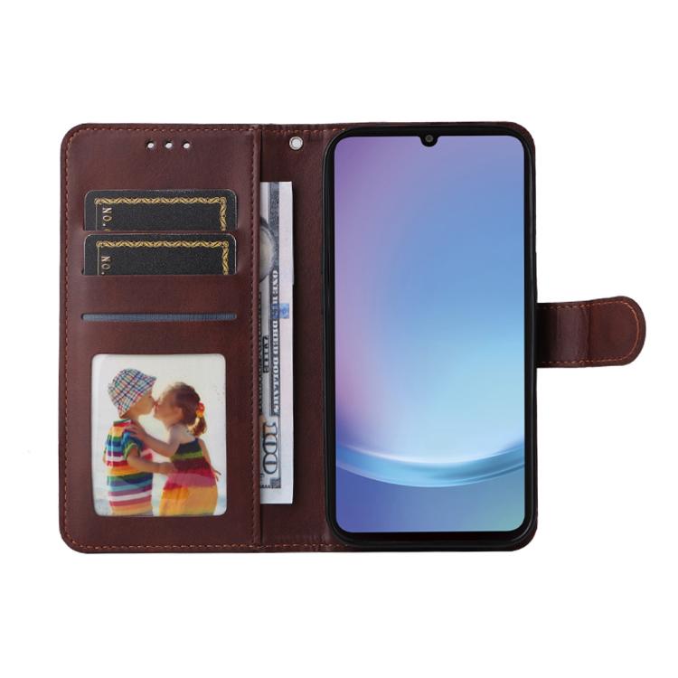 ENKAY Card Wallet Calf Texture Leather Phone Case with Screen Film