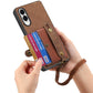 Retro Cross Wristband Wallet Leather Back Phone Case, For Samsung Galaxy S25 Edge 5G, For Samsung Galaxy A56 5G, For Samsung Galaxy A36, For Samsung Galaxy S25 5G, For Samsung Galaxy S25+ 5G, For Samsung Galaxy S25 Ultra 5G