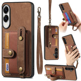 Retro Cross Wristband Wallet Leather Back Phone Case, For Samsung Galaxy S25 Edge 5G, For Samsung Galaxy A56 5G, For Samsung Galaxy A36, For Samsung Galaxy S25 5G, For Samsung Galaxy S25+ 5G, For Samsung Galaxy S25 Ultra 5G