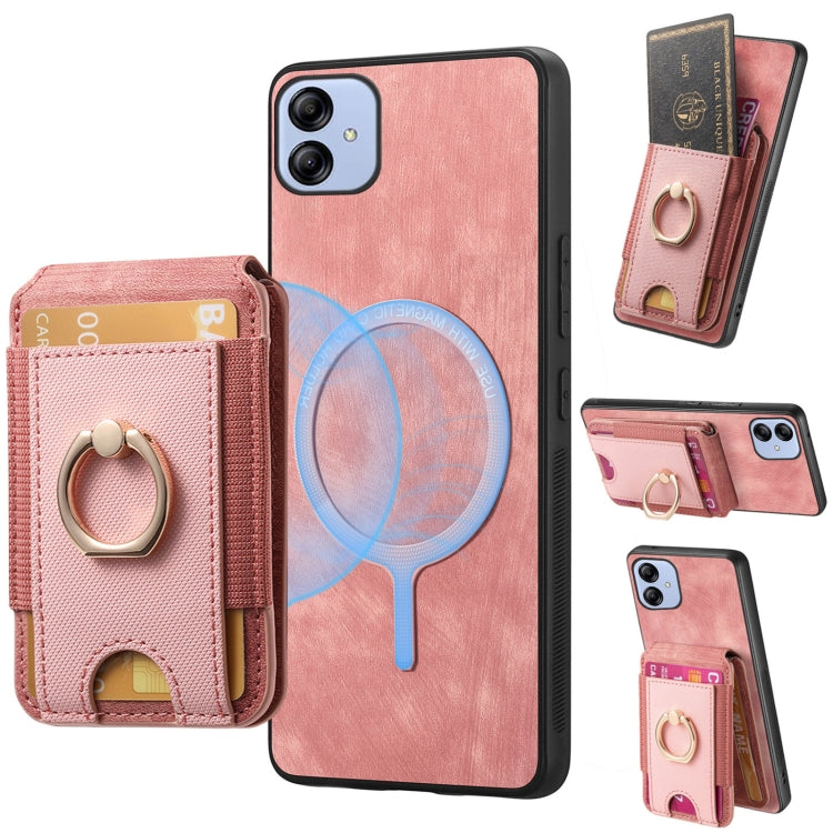 Retro Splitable Magnetic Stand Card Bag Leather Phone Case