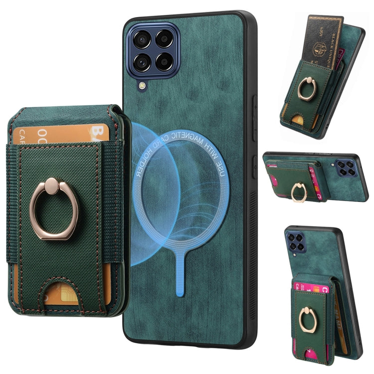 Retro Splitable Magnetic Stand Card Bag Leather Phone Case