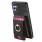 Retro Splitable Magnetic Stand Card Bag Leather Phone Case