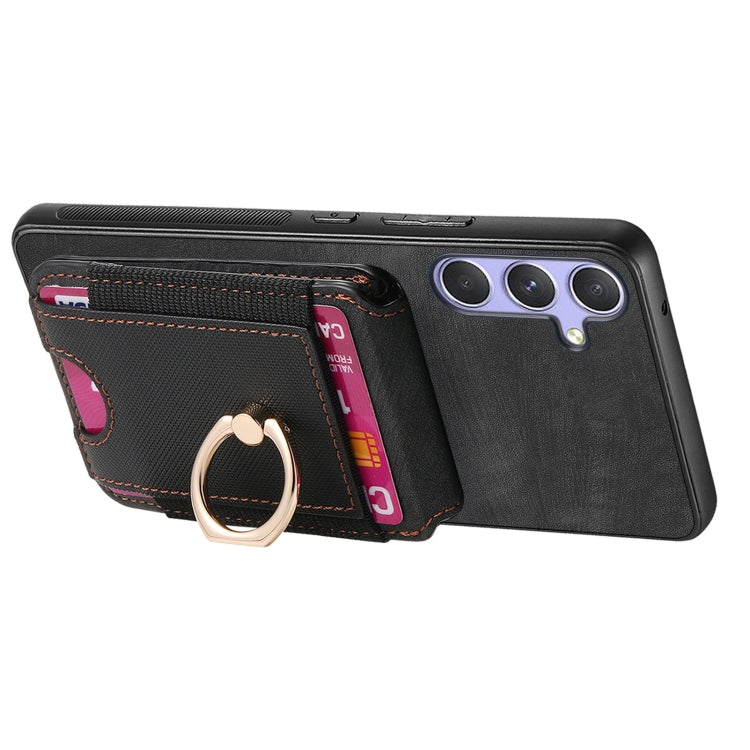 Retro Splitable Magnetic Stand Card Bag Leather Phone Case