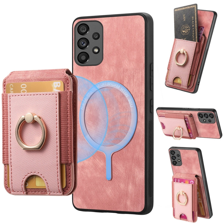 Retro Splitable Magnetic Stand Card Bag Leather Phone Case