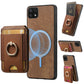 Retro Splitable Magnetic Stand Card Bag Leather Phone Case