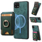 Retro Splitable Magnetic Stand Card Bag Leather Phone Case