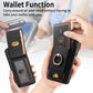 Retro Splitable Magnetic Stand Card Bag Leather Phone Case