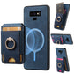 Retro Splitable Magnetic Stand Card Bag Leather Phone Case