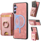 Retro Splitable Magnetic Stand Card Bag Leather Phone Case