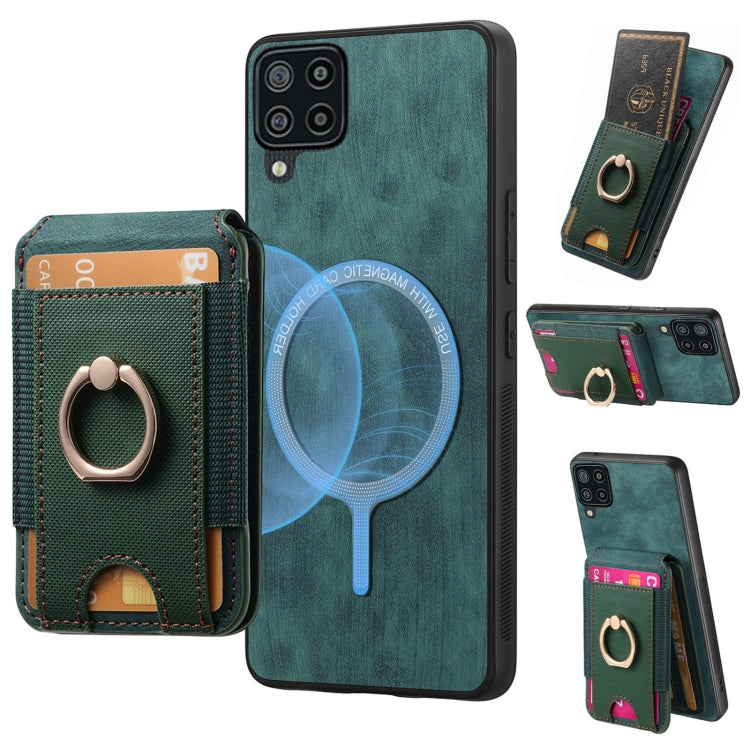 Retro Splitable Magnetic Stand Card Bag Leather Phone Case