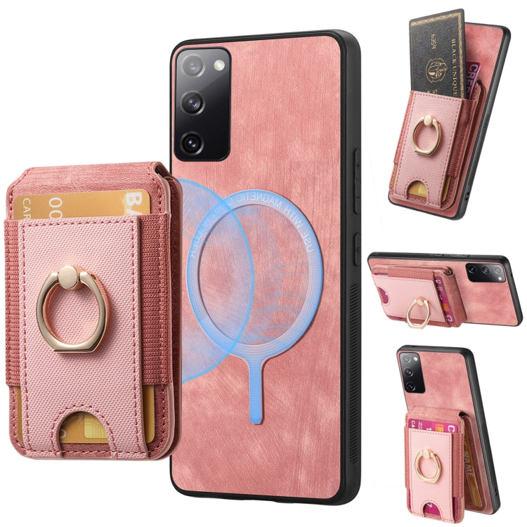 Retro Splitable Magnetic Stand Card Bag Leather Phone Case