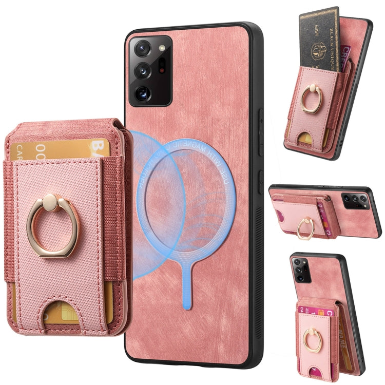 Retro Splitable Magnetic Stand Card Bag Leather Phone Case