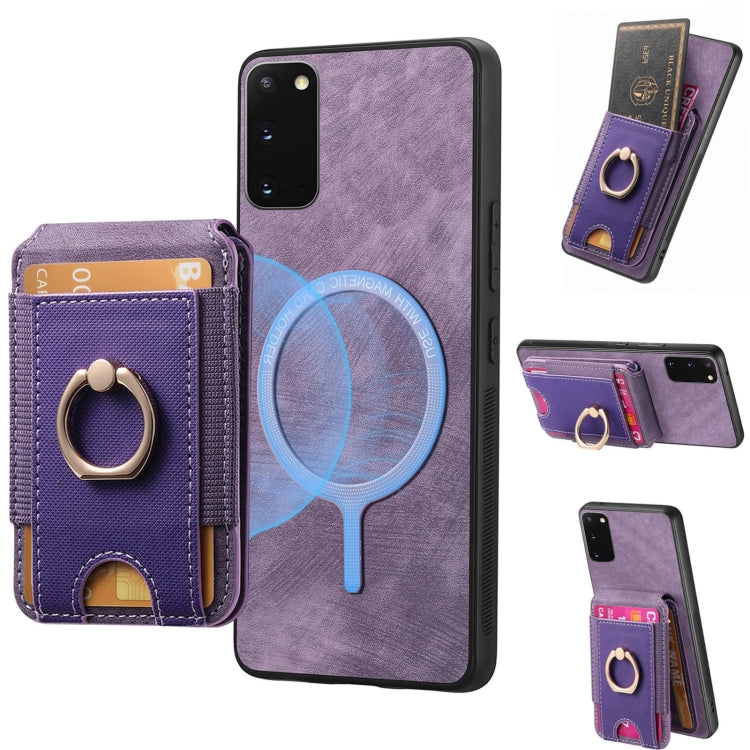 Retro Splitable Magnetic Stand Card Bag Leather Phone Case