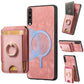 Retro Splitable Magnetic Stand Card Bag Leather Phone Case